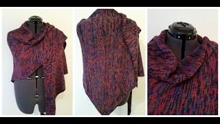 Triangleshawl with the LK 150 // Tutorial // machine knitting // english // deutscher Untertitel