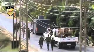 Сирия.Уничтожение банды боевиков-Assad Gangs Sent into the Air