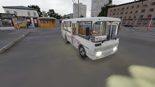 Поездка на автобусе ПАЗ 3205 Рестайлинг в игре Bus Driver Simulator 2019