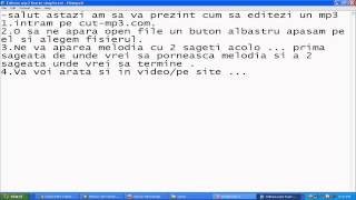 Program online de taiere melodie