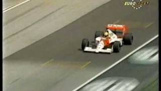 Ayrton Senna Poles Imola 1990 Brilliant Brazillian