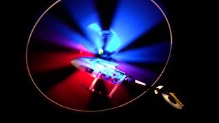 Night flying, HeliStrobe demonstration, tutorial