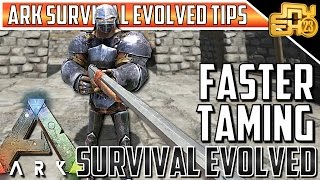 ARK TIPS - THE STIMBERRY TECHNIQUE - FASTER HERBIVORE TAMING!