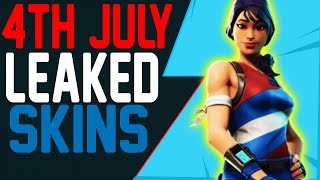 NEW Fortnite 4th of JULY SKINS COMING, BACK BLING 4th of July Fortnite Leaked Outfits