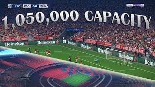 PES 2018's Impossibly HUGE "Ultimate Stage" Stadium | UEFA CL Final Highlights | Superstar | PC