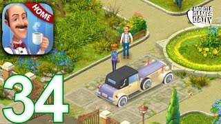 HOMESCAPES Story Walkthrough Gameplay Part 34 - Day 24 Living Room (iOS Android)