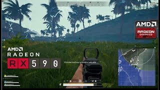 AMD Radeon™ RX 590 8gb oc Test PUBG ® full hd 1080p