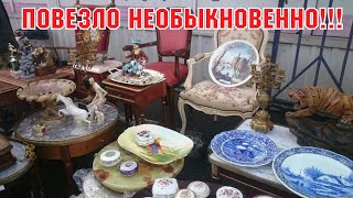Повезло необыкновенно! В поисках клада на барахолке. Много винтажной посуды. Вещи СССР. Цены.