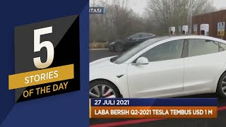 Realisasi Investasi H1-2021 Capai Rp 442,8 T, Hingga Laba Bersih Q2-2021 Tesla