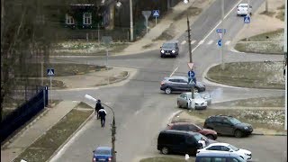 ДТП в Серпухове. Влетел в столб... 29 ноября 2017г.