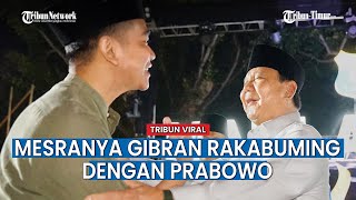 Detik-detik Prabowo Rangkul Mesra Anak Presiden Jokowim Pertanda Apa?