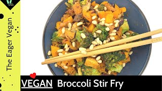 Delicious VEGAN BROCCOLI STIR FRY in 2 minutes