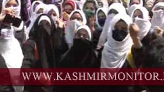 Students of Women's College M A Road stage protest