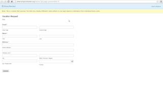 Demo #2: Simple Intranet WordPress Plugin Forms