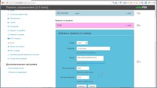 2. Настройка "Виртуальной АТС" onlinepbx.ru