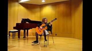 Konstantina Andritsou - 7 year old girl guitarist playing @ Megaro - Athens(6-3-2015)