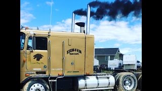 1987 Kenworth K100 Stuck In The Mud