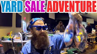 Live Yard Sale Adventure | Garage Sale | Rummage Sale | Live Video Game Hunting