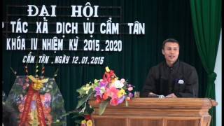 Đại Hội Chi bộ Đảng HTX DV Cẩm Tân