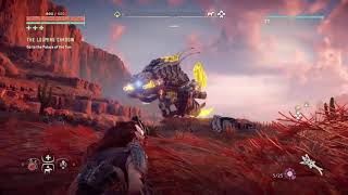 Horizon Zero Dawn - Stripping Thunderjaw with a tearblaster