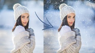How to Make a Snow Overlay, Easy Tutorial