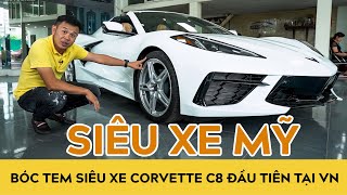 Bóc tem Chevrolet Corvette C8 2020 đầu tiên tại Việt Nam
