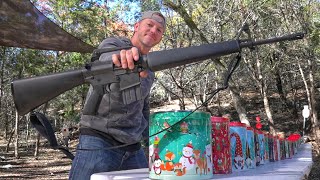 My New Old Vietnam War Era M16 vs Christmas Popcorn!!!