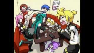 [VOCALOID] ¡Una noche en el Karaoke! [Parodia- Miku,Rin, Len, Meiko, Gakupo, Kaito y Luka)