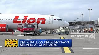 Penghentian Penerbangan Selama 27 - 31 Mei 2020