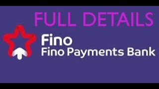 Full details about Fino payment Bank 2019