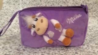 Шоколад Милка в красивой упаковке.Milka chocolate in a special package