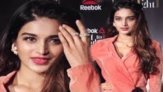 Nidhhi Agerwal At Reebok Fit To Fight Awards 2017.