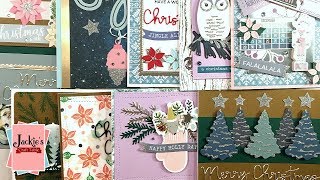 10 Cards, 1 Kit | Spellbinders October Card Kit 2019 | Sparkling Holidays