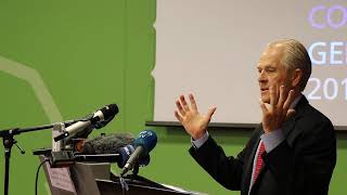 Dr. Peter Navarro speaks about the trade negotiation with the UPU