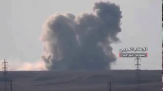 SYRIA 15 01 2017 Сирийская армия атакуют ИГИЛ на холмах у Дейр эз Зор Deir Ez-Zor