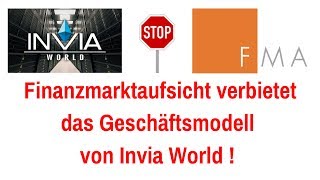 Invia World verboten - Finanzmarktaufsicht macht ernst ! Deutsch
