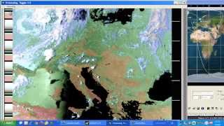 RICEZIONE DEL SATELLITE NOAA15 | Italia, europa centrale [HD]