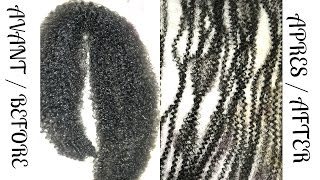 COMMENT DÉFINIR LES BOUCLES DE MÈCHES AFRO KINKY SYNTHETIQUE POUR FAIRE DES CROCHETS BRAIDS