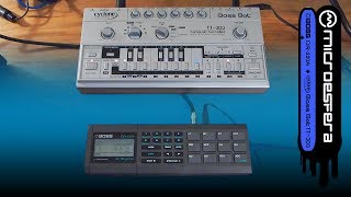 BOSS DR220A Drum Machine + CYCLONE BASSBOT TT303 (Microesfera Live)