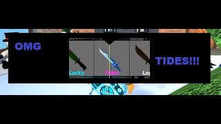 Roblox Murder Mystery 2 I UNBOXED TIDES - THE RAREST BOX KNIFE IN MURDER MYSTERY 2!?