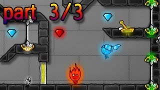 FireBoy and WaterGirl 4: The Crystal Temple Walkthrough part 3/3, Final Levels - New Adventure Games