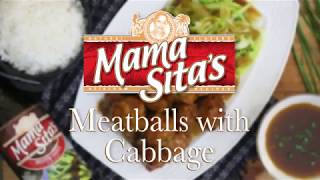 Meatballs with Cabbage with Mama Sita's Oyster Sauce