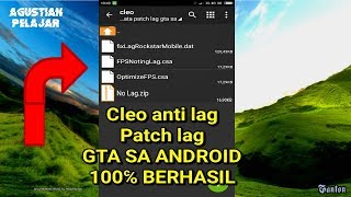 Cleo anti Lag GTA SA ANDROID