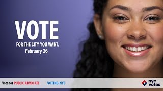 Vote for the City You Want: 2019 Public Advocate