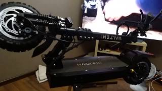 HALTEN RS-03 и KUGOO G BOOSTER нельзя сравнивать они разные!!!