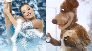 Северная мода. Красиво и тепло. Фигуристка/Медведь (Реклама/видео/ролик/Киров)