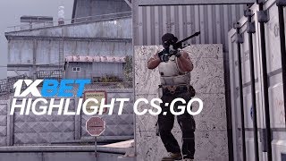 CS:GO ESL Pro League s7: s1mple vs Heroic highlight by 1xBet
