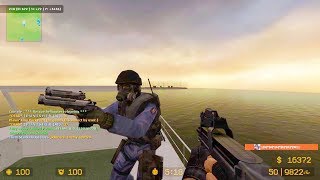 Counter Strike Source Zombie Escape Mod online gameplay on Boatescape6 remix map
