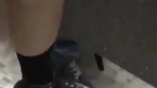 Foot licking