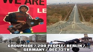 Massive Eboard Group Ride with 200 People [Berlin Germany]